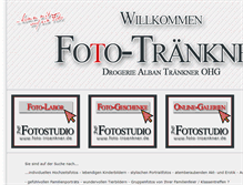 Tablet Screenshot of foto-traenkner.de